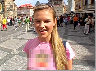 Tarra White In A Public Bathroom